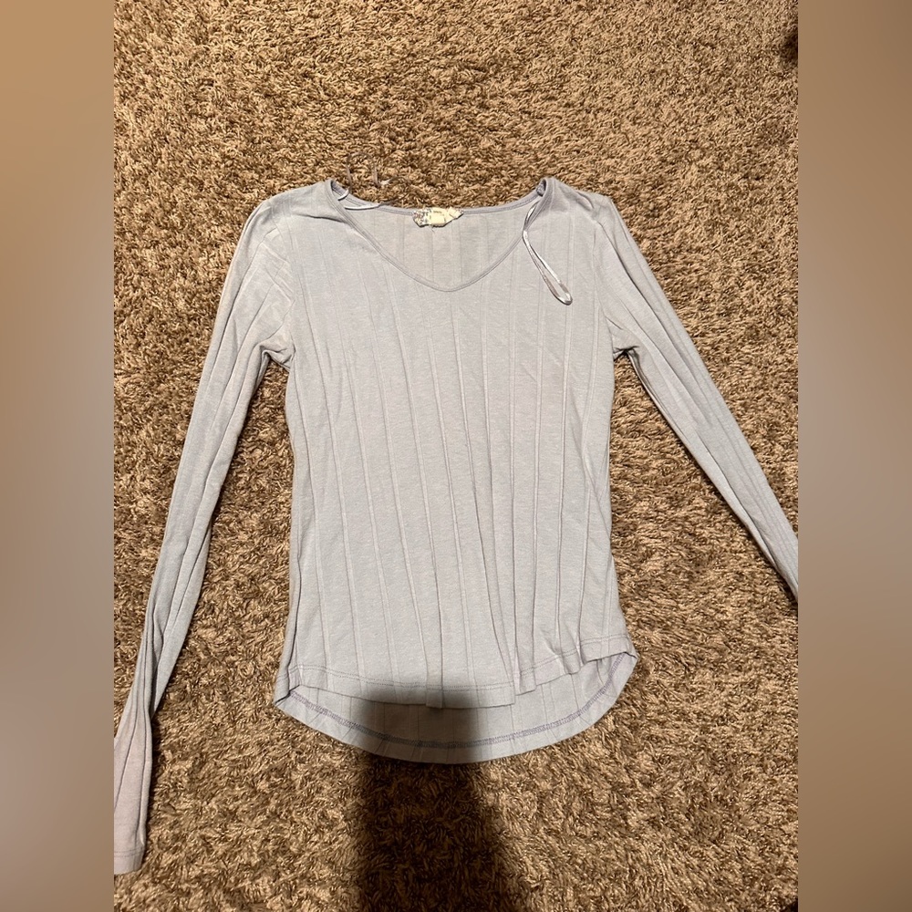 Light blue long sleeve shirt